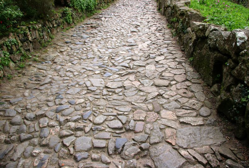 Historic Cobblestone Pathway
