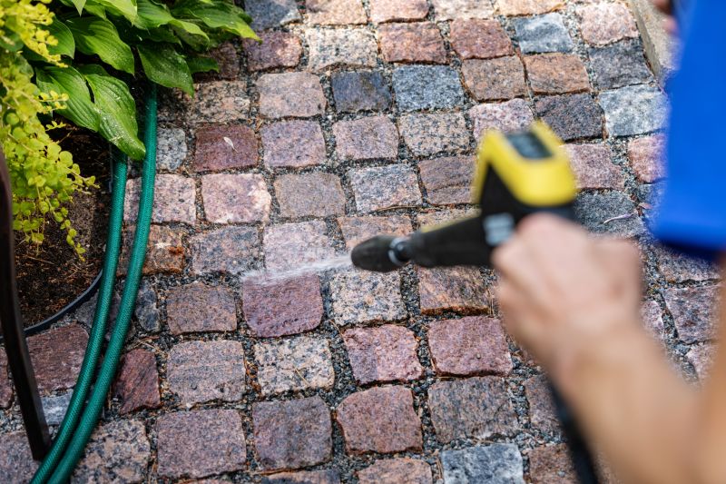 Cobblestone Pavers in Spring