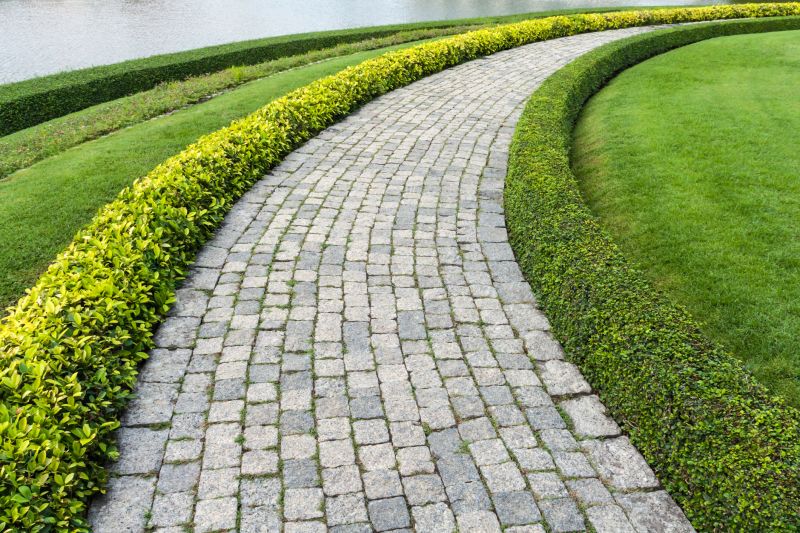 Durable Cobblestone Pathway