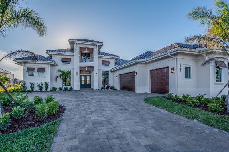 Completed Cobblestone Driveway