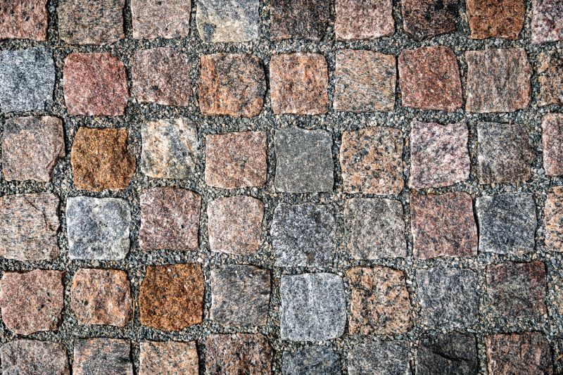 Close-up of Cobblestone Texture