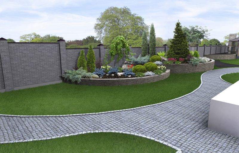 Elegant Cobblestone Patio