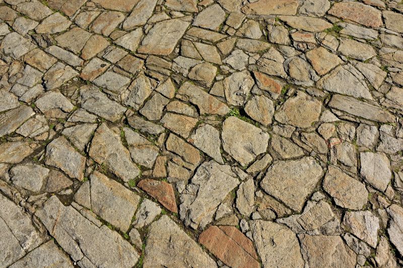 Natural Stone Paver Arrangement